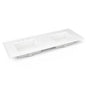 Robern - Engineered Stone Vanity Top, 61'' x 22'' x 3/4'', Double Undercounter Sink, Quartz White, Three Hole