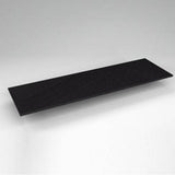 Robern - Engineered Stone Vanity Top, 73'' x 22'' x 3/4'', Dry Top, Lava Black