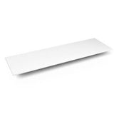 Robern - Engineered Stone Vanity Top, 73'' x 22'' x 3/4'', Dry Top, Quartz White