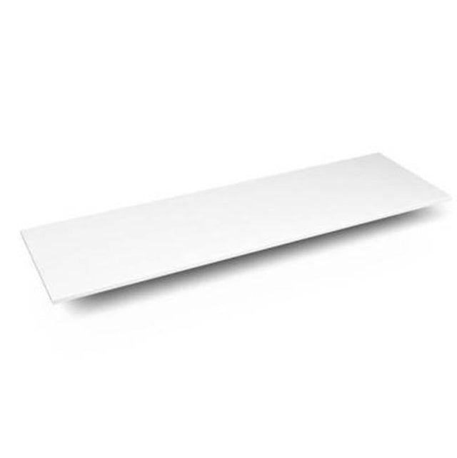 Robern - Engineered Stone Vanity Top, 73'' x 22'' x 3/4'', Dry Top, Quartz White