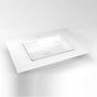 Robern - Glass Vanity Top, 31'' x 22'' x 19/32'', Center Integrated Sink, Single Hole, White