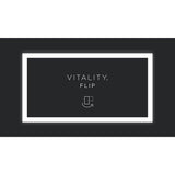 Vitality Lighted Mirror, 24'' x 40'' x 1-3/4'', Rectangle, Edge Lit Light Pattern, 2700K Temperature (Warm Light), Dimmable, Defogger