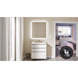 Vitality Lighted Mirror, 24'' x 40'' x 1-3/4'', Rectangle, Perimeter Light Pattern, 2700K Temperature (Warm Light), Defogger, Title 24 Compliant
