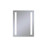 Robern - Vitality Lighted Mirror, 24'' x 30'' x 1-3/4'', Rectangle, Column Light Pattern, 4000K Temperature (Cool Light), Dimmable, Defogger
