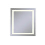 Robern - Vitality Lighted Mirror, 24'' x 30'' x 1-3/4'', Rectangle, Inset Light Pattern, 2700K Temperature (Warm Light), Dimmable, Defogger