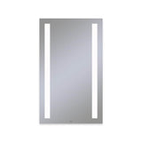 Robern - Vitality Lighted Mirror, 24'' x 40'' x 1-3/4'', Rectangle, Column Light Pattern, 4000K Temperature (Cool Light), Dimmable, Defogger