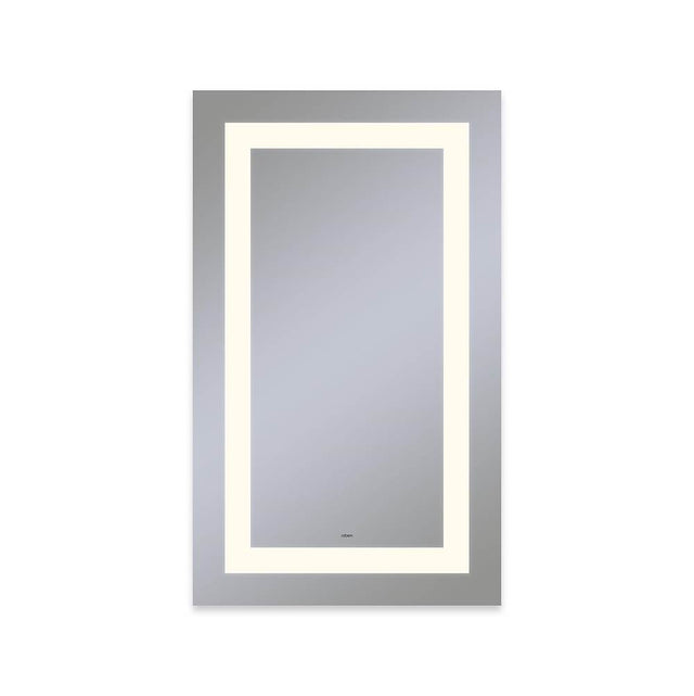 Robern - Vitality Lighted Mirror, 24'' x 40'' x 1-3/4'', Rectangle, Inset Light Pattern, 2700K Temperature (Warm Light), Defogger