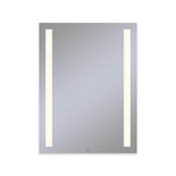 Robern - Vitality Lighted Mirror, 30'' x 40'' x 1-3/4'', Rectangle, Column Light Pattern, 2700K Temperature (Warm Light), Dimmable, Defogger