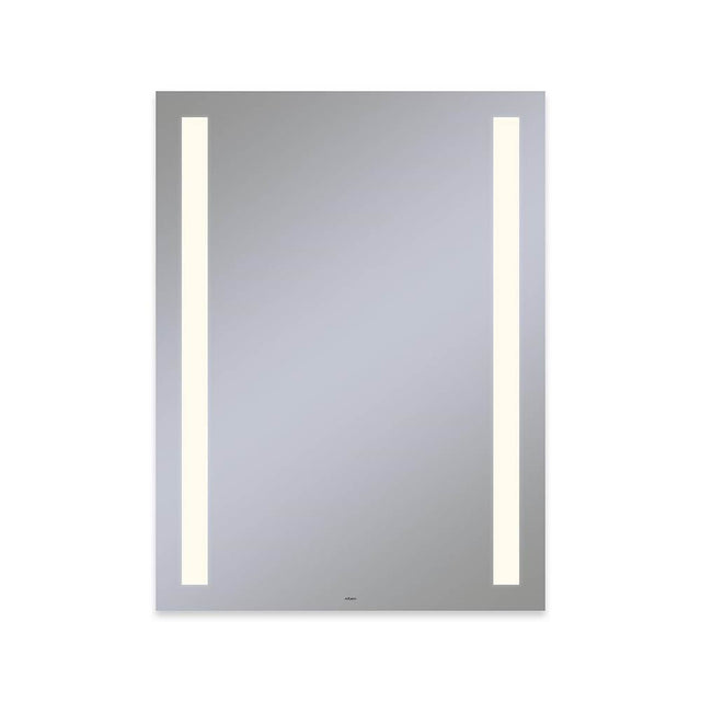 Robern - Vitality Lighted Mirror, 30'' x 40'' x 1-3/4'', Rectangle, Column Light Pattern, 2700K Temperature (Warm Light), Dimmable, Defogger