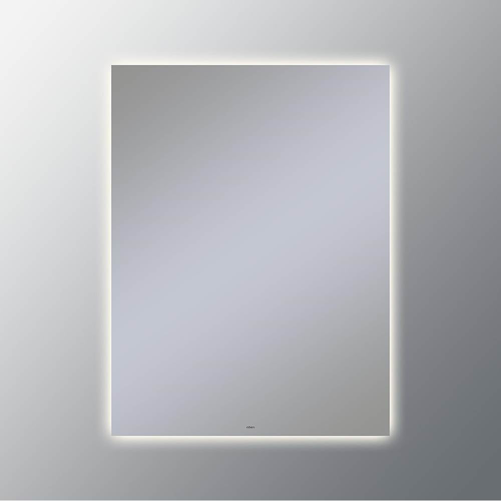 Robern - Vitality Lighted Mirror, 30'' x 40'' x 1-3/4'', Rectangle, Glow Light Pattern, 3000K Temperature (Warm Light), Dimmable, Defogger