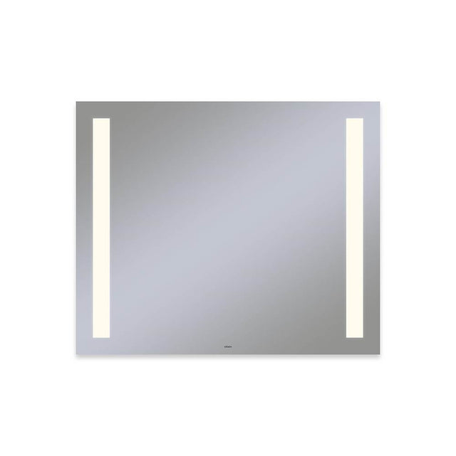 Robern - Vitality Lighted Mirror, 36'' x 30'' x 1-3/4'', Rectangle, Column Light Pattern, 2700K Temperature (Warm Light), Dimmable, Defogger