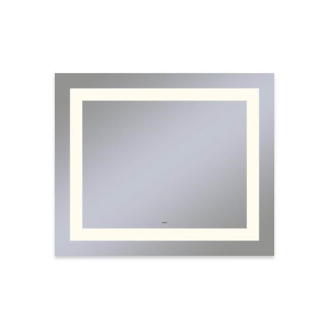 Robern - Vitality Lighted Mirror, 36'' x 30'' x 1-3/4'', Rectangle, Inset Light Pattern, 2700K Temperature (Warm Light), Dimmable, Defogger