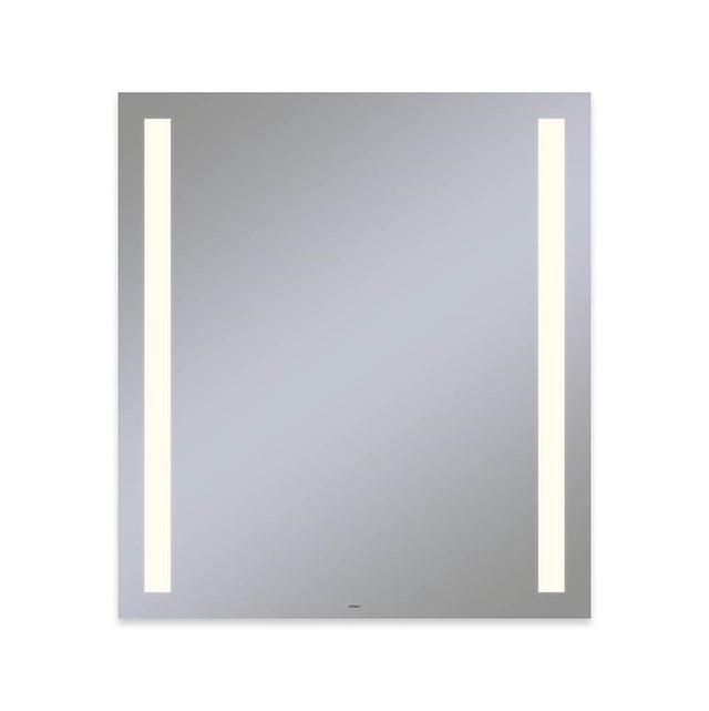 Robern - Vitality Lighted Mirror, 36'' x 40'' x 1-3/4'', Rectangle, Column Light Pattern, 2700K Temperature (Warm Light), Dimmable, Defogger