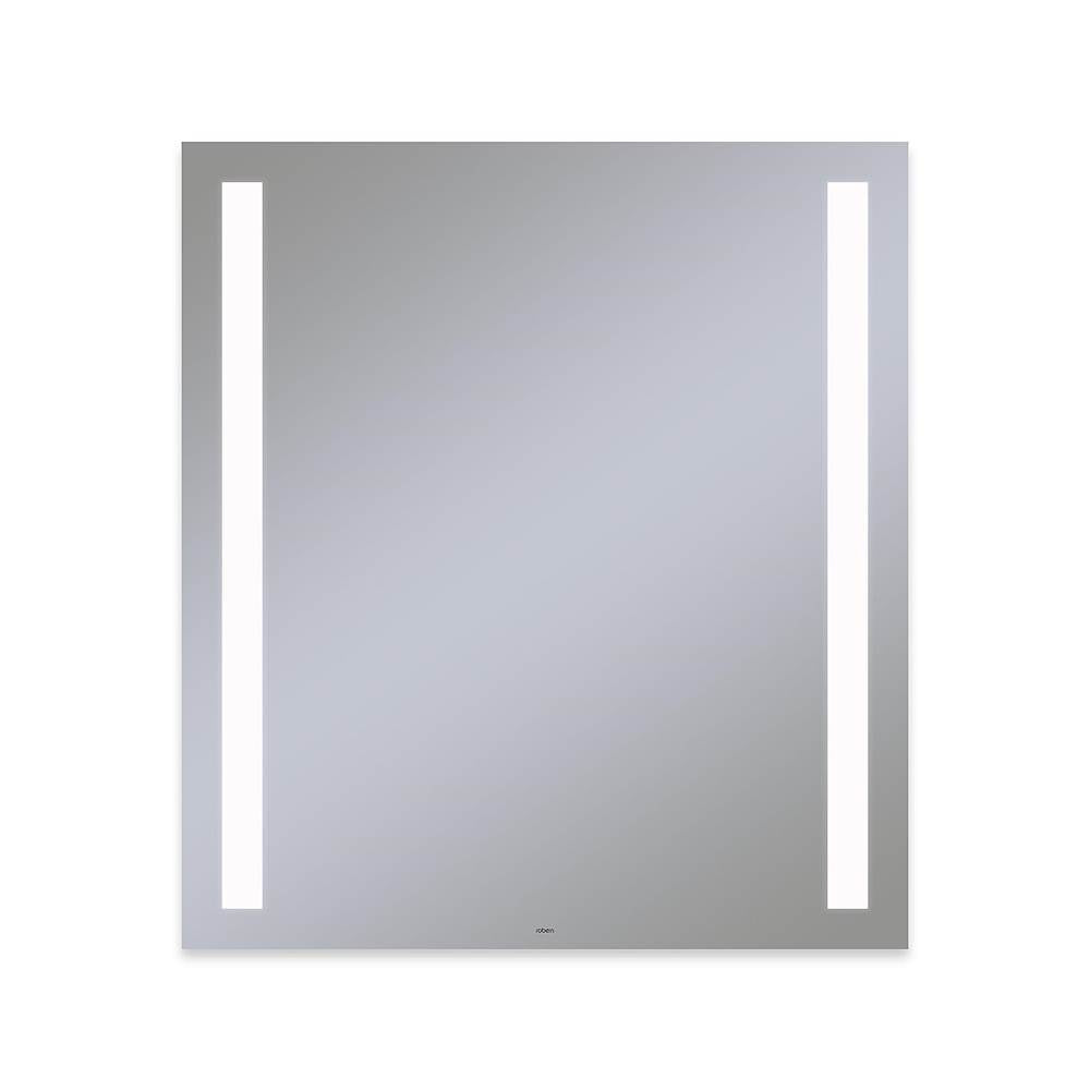Robern - Vitality Lighted Mirror, 36'' x 40'' x 1-3/4'', Rectangle, Column Light Pattern, 4000K Temperature (Cool Light), Dimmable, Defogger