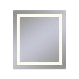 Robern - Vitality Lighted Mirror, 36'' x 40'' x 1-3/4'', Rectangle, Inset Light Pattern, 2700K Temperature (Warm Light), Dimmable, Defogger