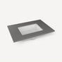 Robern - Top, Craft 31'', Single-Hole, Stone Gray