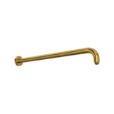 Rohl - 20'' Wall Mount Shower Arm - Unlacquered Brass