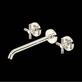 Rohl - AmahleE Wall Mount Tub Filler Trim With C-Spout - Polished Nickel