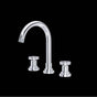 Rohl - CampoE Widespread Lavatory Faucet With C-Spout - Polished Chrome