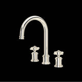 Rohl - ArmstrongE Widespread Lavatory Faucet With C-Spout - Polished Nickel
