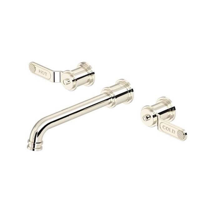 Rohl - ArmstrongE Wall Mount Lavatory Faucet Trim - Polished Nickel