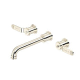 Rohl - ArmstrongE Wall Mount Lavatory Faucet Trim - Polished Nickel