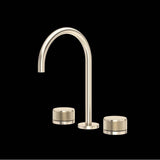 Rohl - AmahleE Widespread Lavatory Faucet With C-Spout - Satin Nickel