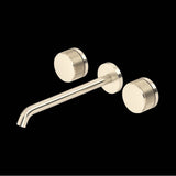 Rohl - AmahleE Wall Mount Tub Filler Trim With C-Spout - Satin Nickel