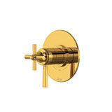 Rohl - ModelleE 1/2'' Therm & Pressure Balance Trim With 2 Functions - Unlacquered Brass
