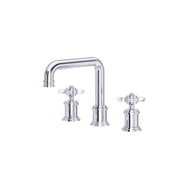 Rohl - ArmstrongE Widespread Lavatory Faucet With U-Spout - Polished Chrome