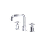Rohl - ArmstrongE Widespread Lavatory Faucet With U-Spout - Polished Chrome