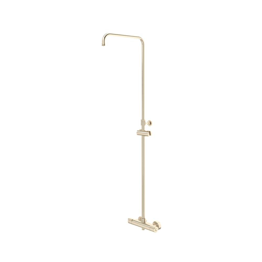 Rohl - Exposed Wall Mount Thermostatic Shower With Diverter - Satin Nickel