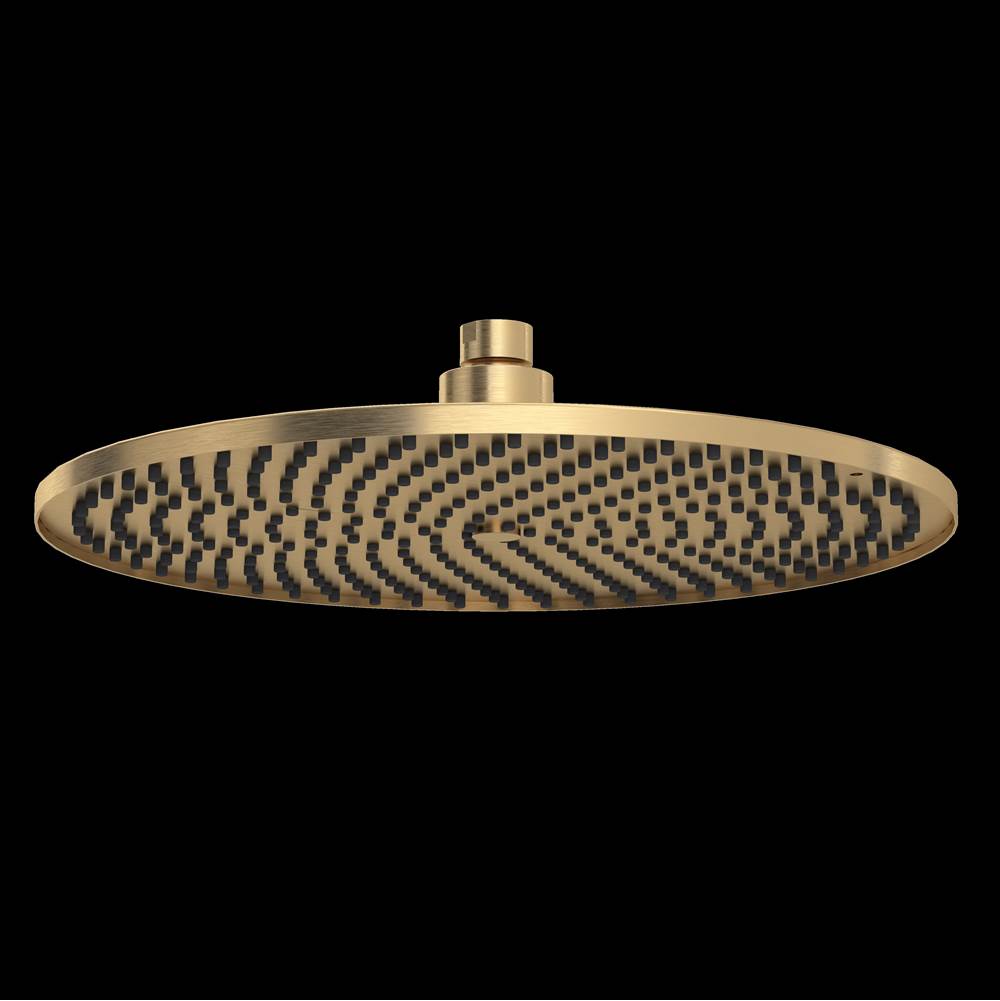 Rohl - 12'' Rain Showerhead - Satin English Gold
