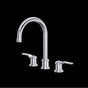 Rohl - ArmstrongE Widespread Lavatory Faucet With C-Spout - Polished Chrome