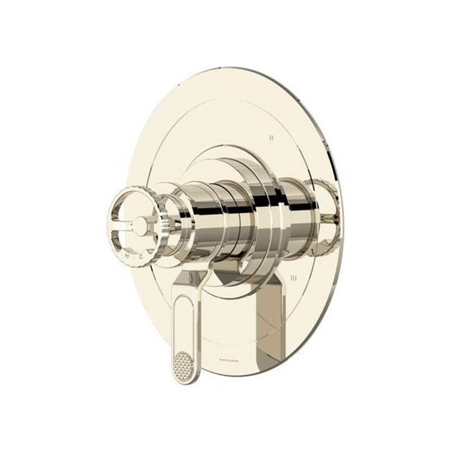 Rohl - ArmstrongE 1/2'' Therm & Pressure Balance Trim With 3 Functions - Polished Nickel