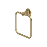 Rohl - ModelleE Towel Ring - Antique Gold