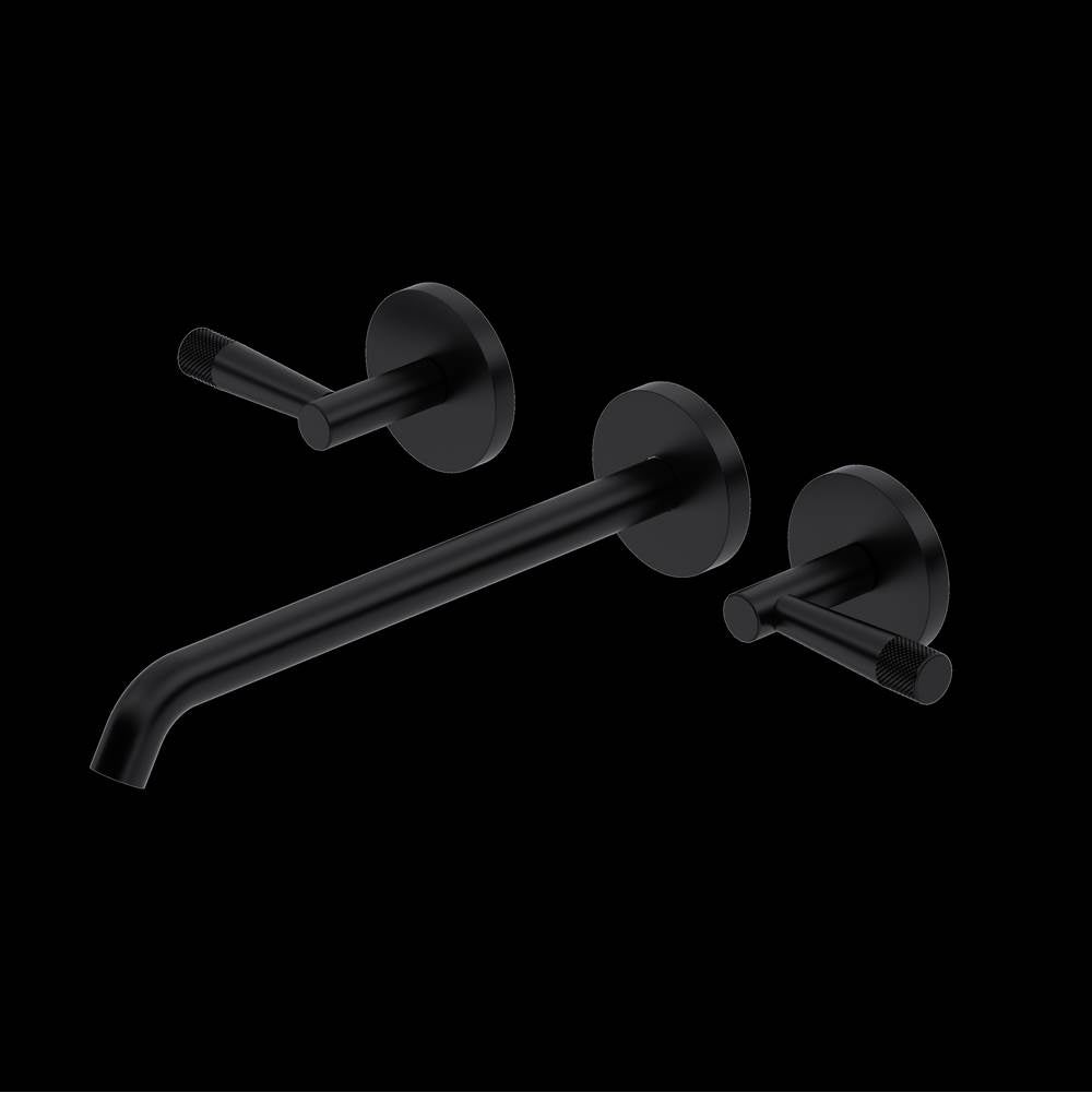 Rohl - AmahleE Wall Mount Tub Filler Trim With C-Spout - Matte Black