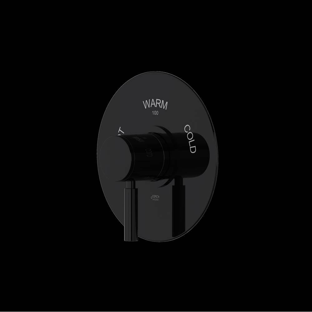 Rohl - RiuE 3/4'' Thermostatic Trim Without Volume Control - Black