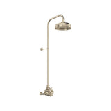 Rohl - Georgian EraE 3/4'' Exposed Wall Mount Thermostatic Shower System - Satin Nickel