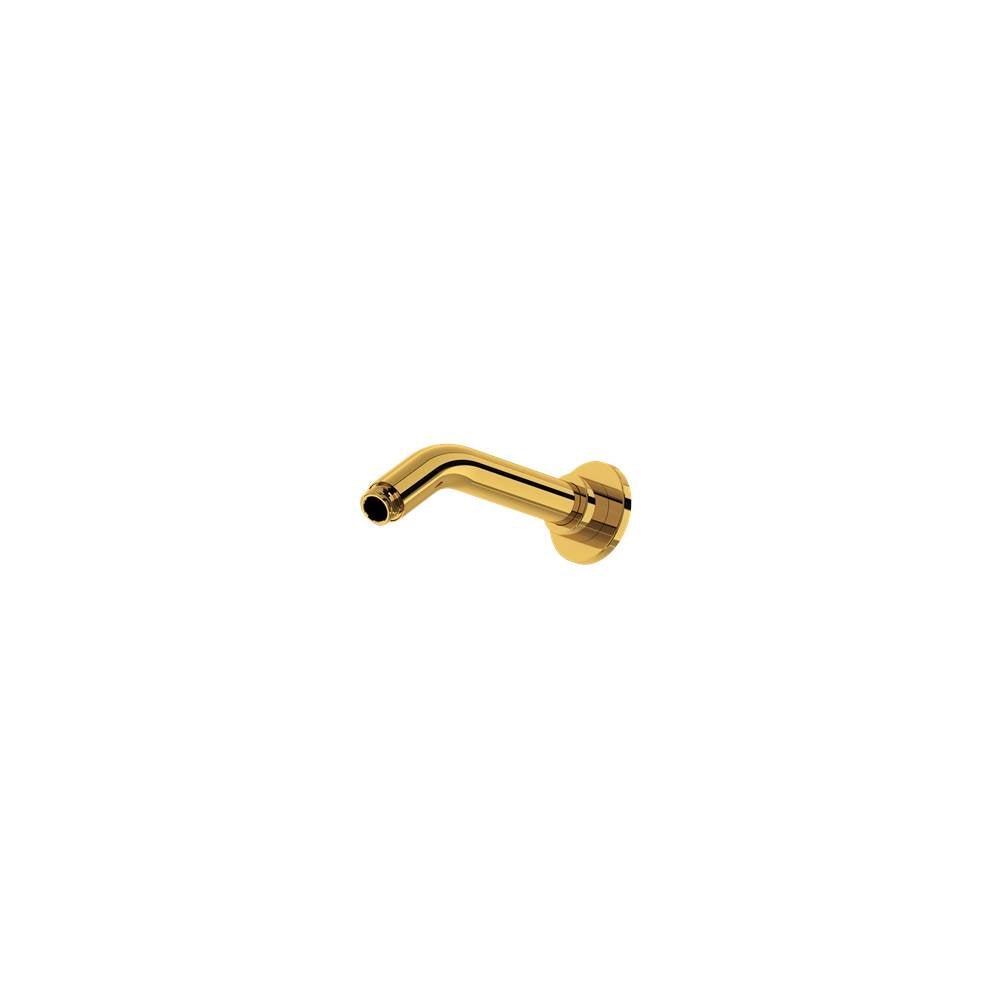 Rohl - 7'' Wall Mount Shower Arm - Unlacquered Brass