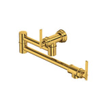 Rohl - SouthbankE Pot Filler - Unlacquered Brass