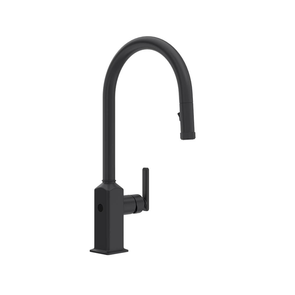 Rohl - ApothecaryE Pull-Down Touchless Kitchen Faucet - Matte Black