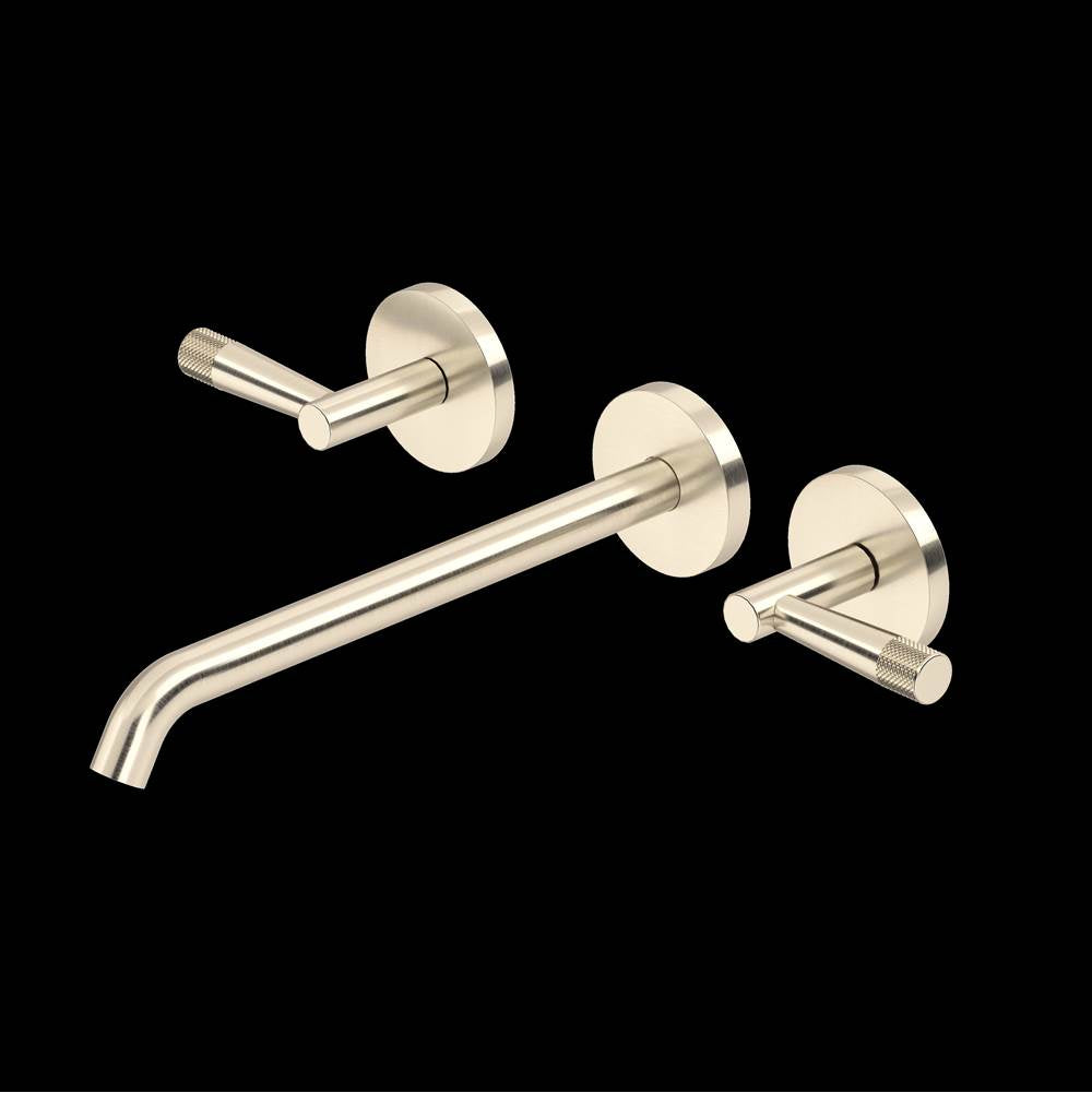 Rohl - AmahleE Wall Mount Tub Filler Trim With C-Spout - Satin Nickel