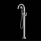 Rohl - Palladian Single Hole Floor Mount Tub Filler Trim - Polished Chrome