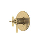 Rohl - ModelleE 1/2'' Therm & Pressure Balance Trim With 2 Functions - Antique Gold
