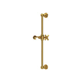 Rohl - 21'' Slide Bar - Unlacquered Brass