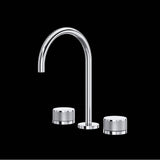 Rohl - AmahleE Widespread Lavatory Faucet With C-Spout - Polished Chrome
