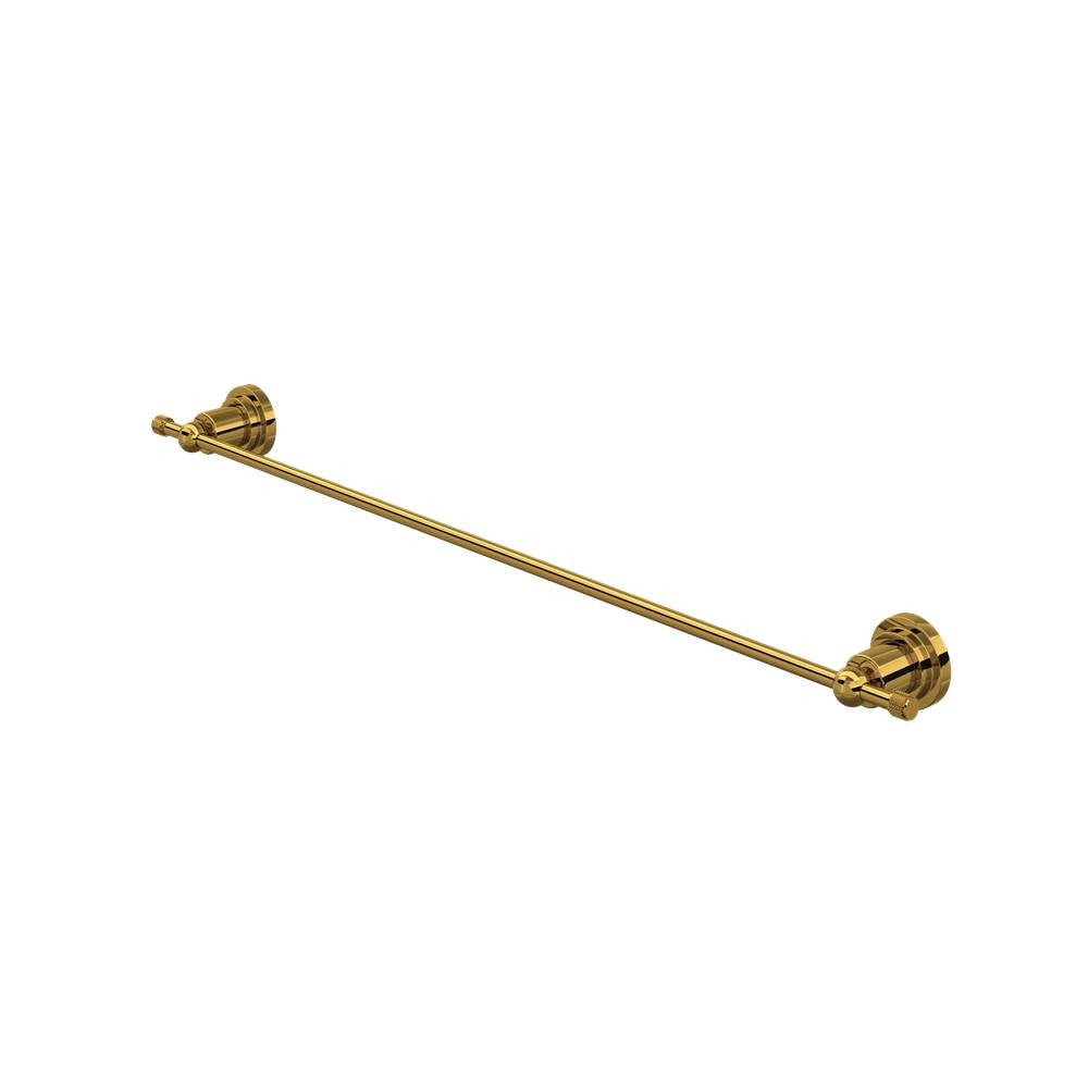 Rohl - CampoE 24'' Towel Bar - Unlacquered Brass