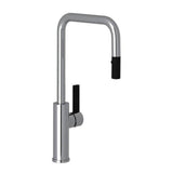 Rohl - TuarioE Pull-Down Kitchen Faucet With U-Spout - Polished Chrome