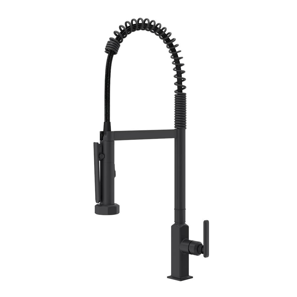 Rohl - ApothecaryE Pre-Rinse Infinite Control Pull-Down Faucet - Matte Black
